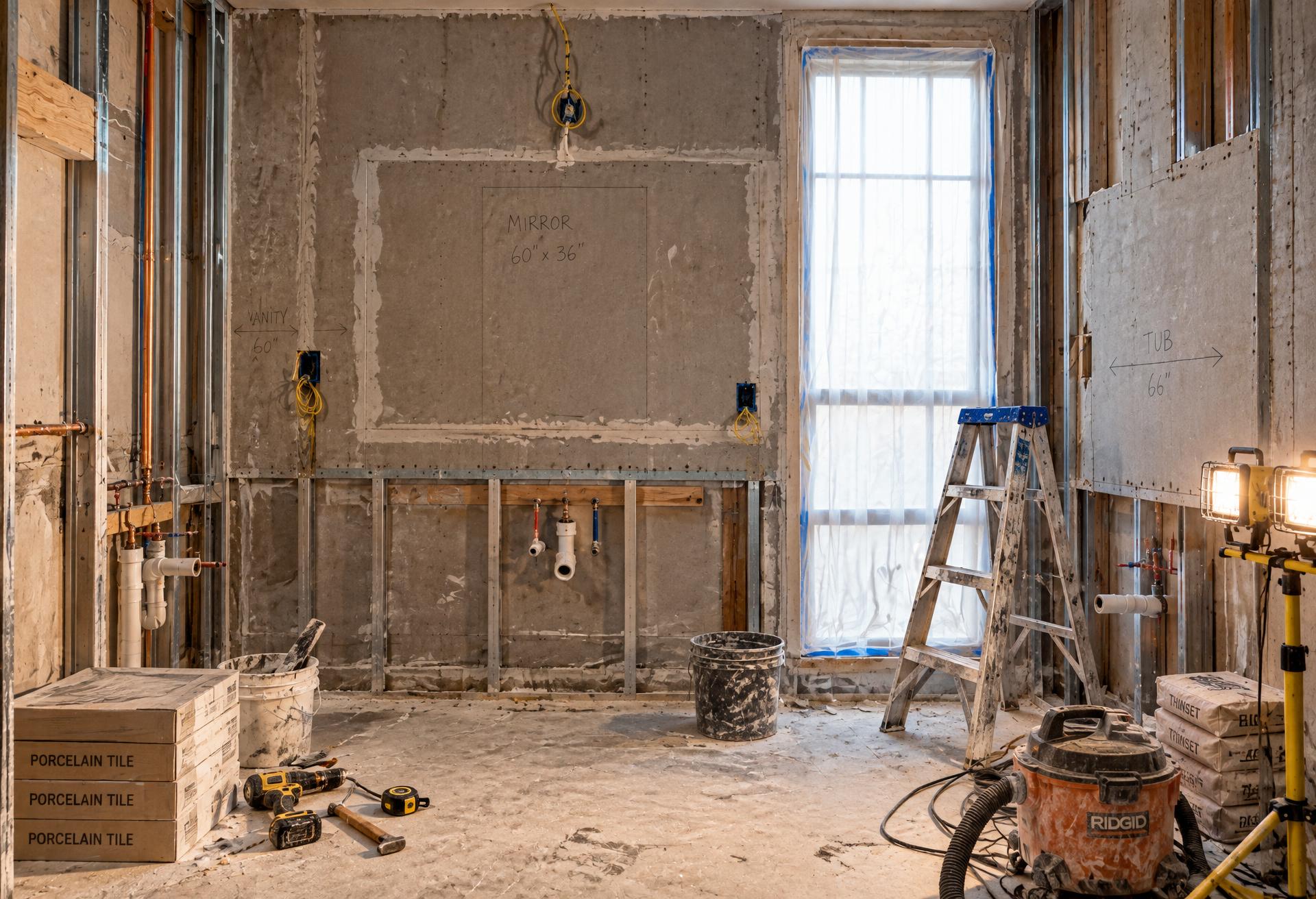 Bathroom before remodel